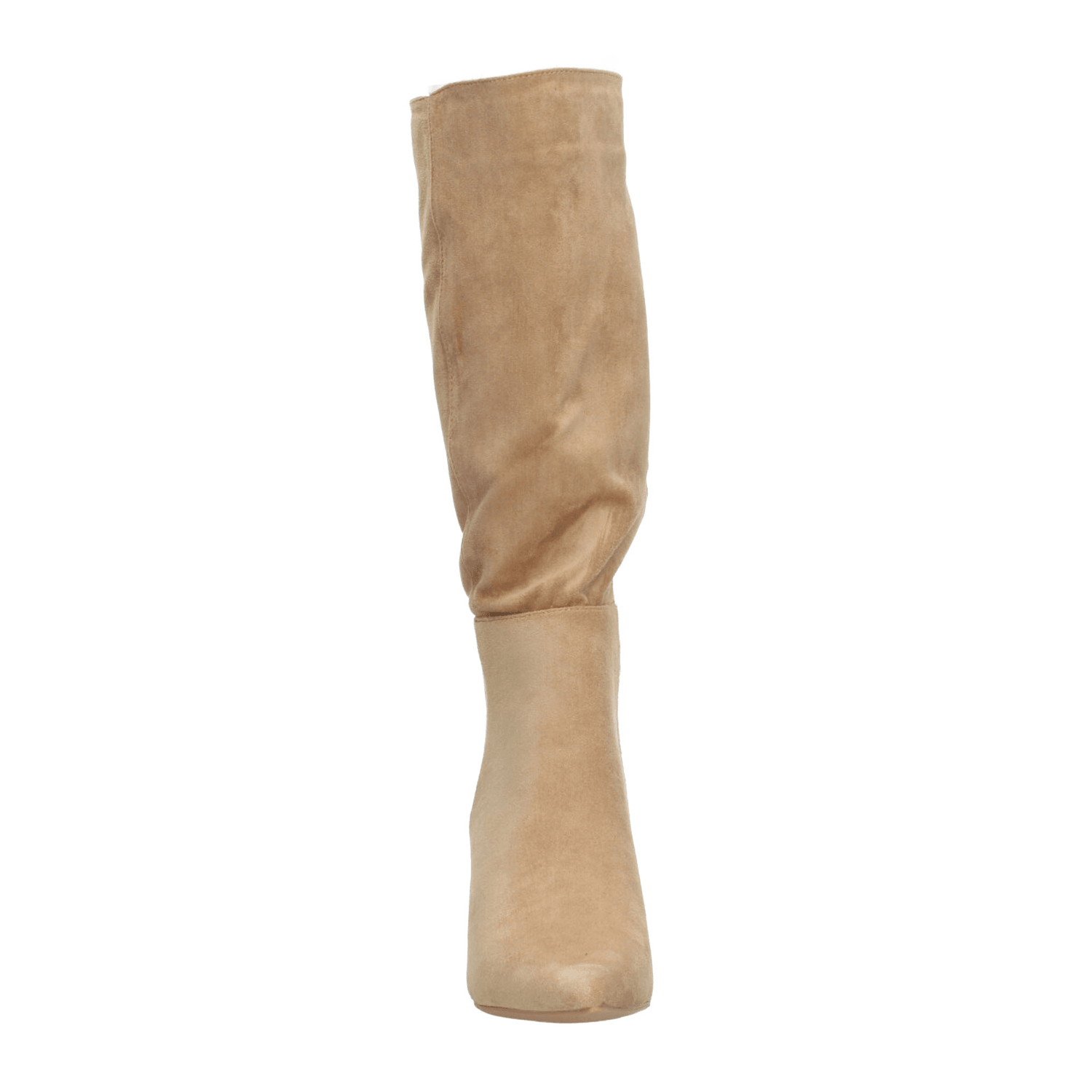 Bota Perugia Dama Beige Casual Larga Slouchy Tacón Mujer — imagen 7