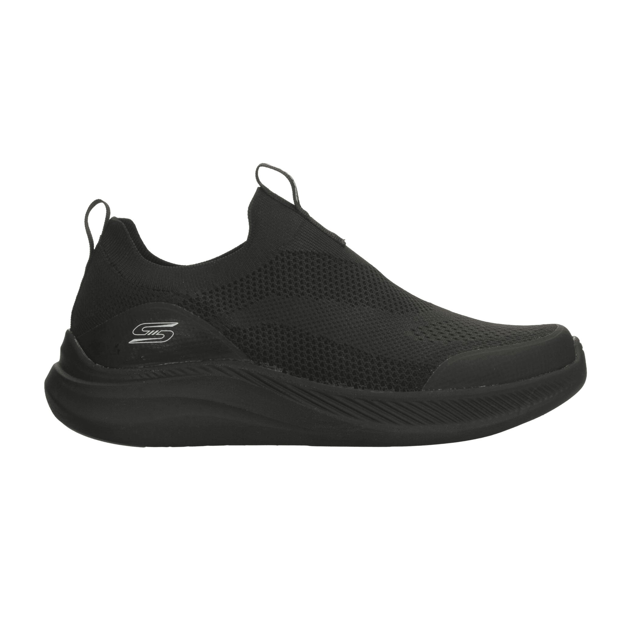 Tenis Skechers Bobs Moda Flex Hombre Deportivo Slip On Negro Caballero — imagen 10