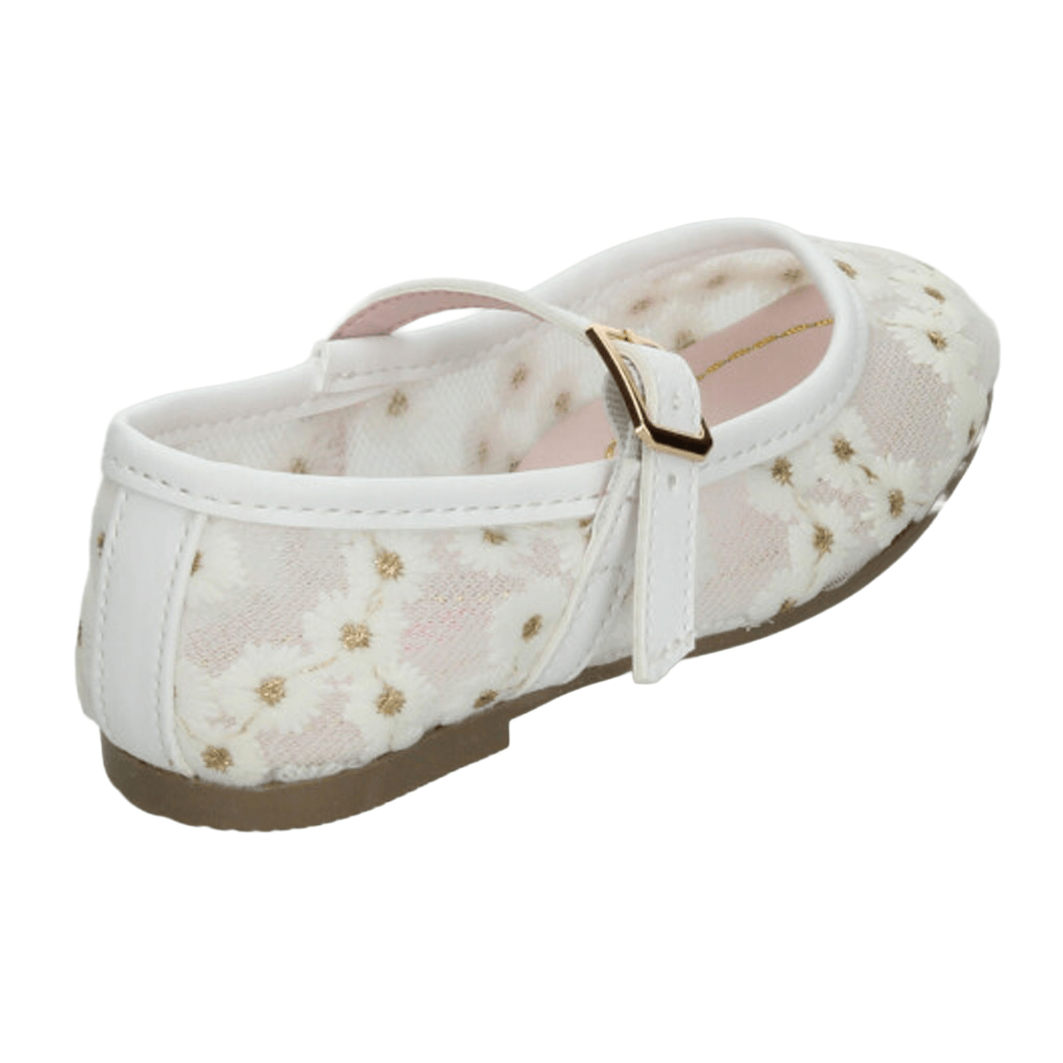 Flat Vavito Mary Jane Niña Casual Blanco Infantil T18-22 — imagen 3
