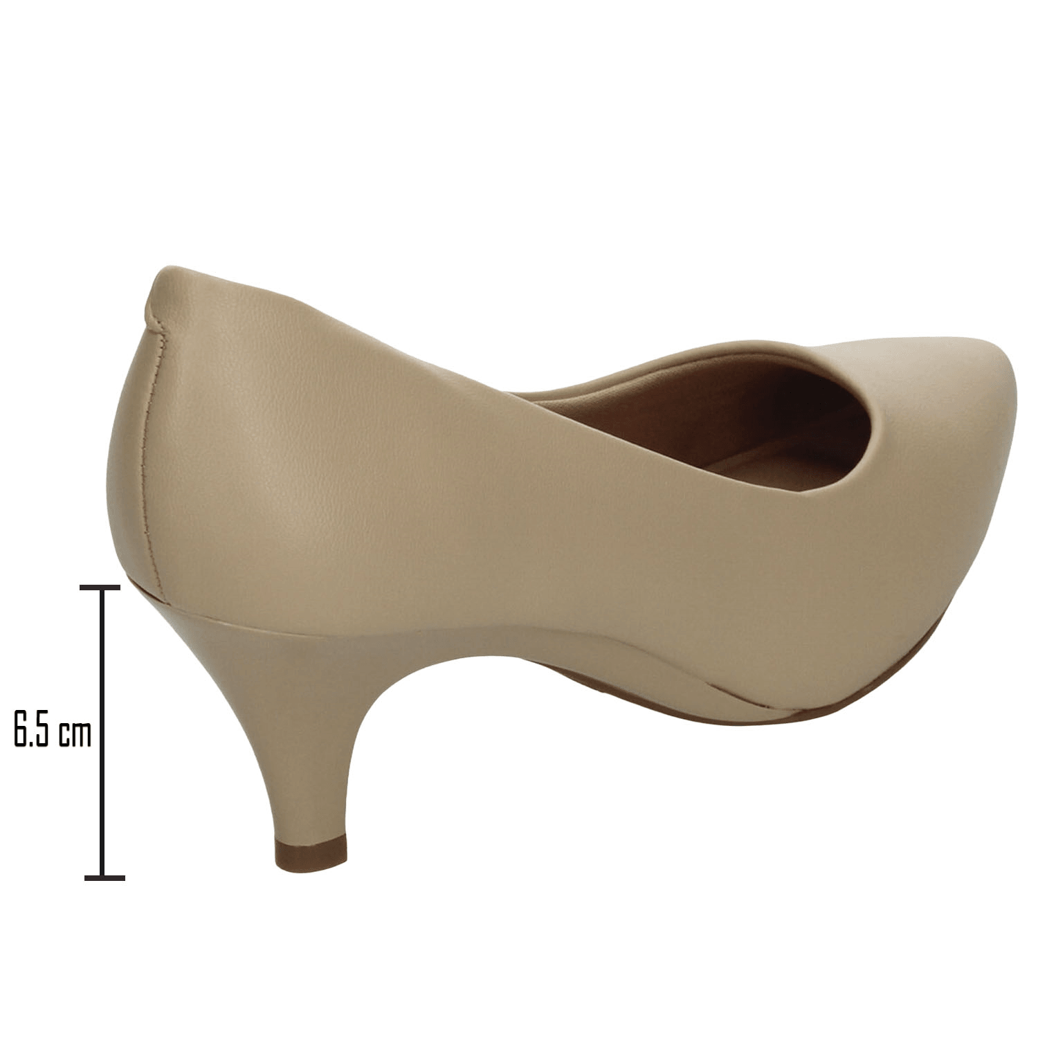 Zapatillas Beira Rio Dama Formal Stiletto Beige Mujer — imagen 3