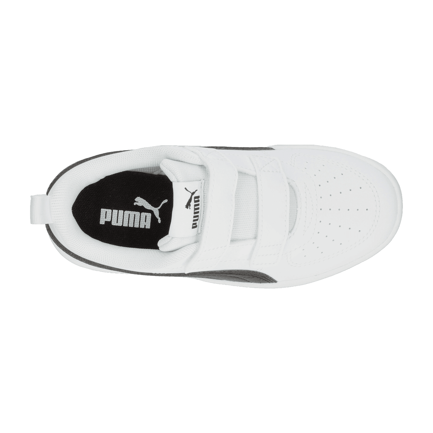 Tenis Puma Rickie V Niño Casual Blanco Infantil T16-22 — imagen 8