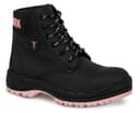 Bota Trabajo Mujer Casquillo Industrial Botines Rosa PD344