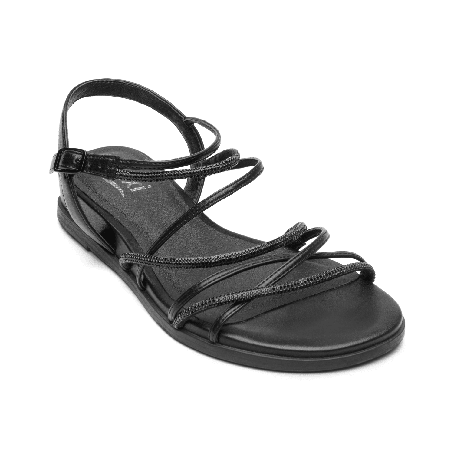 Sandalias Flexi Dama Casual Negro Mujer — imagen 2
