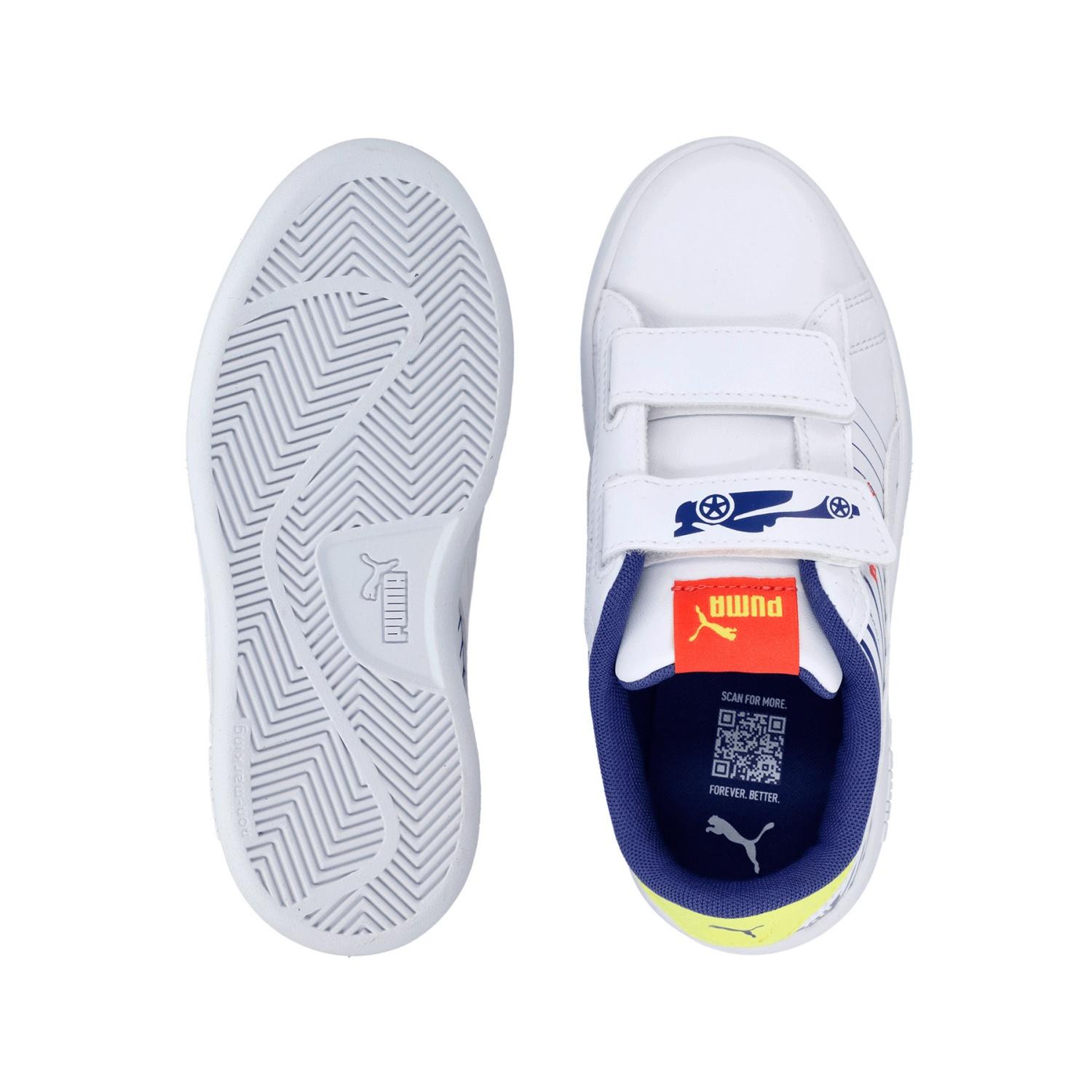 Tenis Puma Smash 3.0 Poised 2 Race para Niños 17 A 21.5. 400657-01 — imagen 4