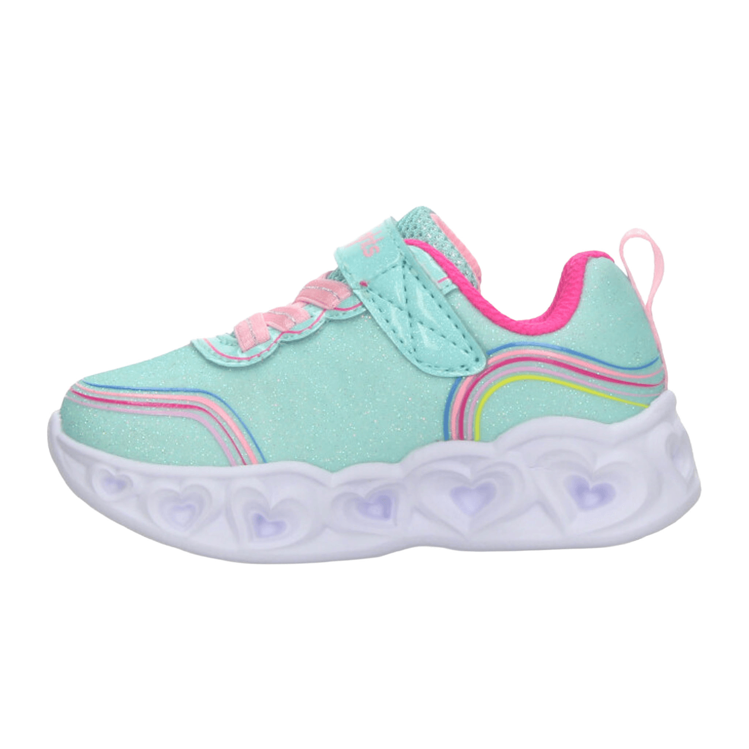 Tenis Skechers Niña Deportivo Led Turquesa Infantil T11-16 — imagen 5