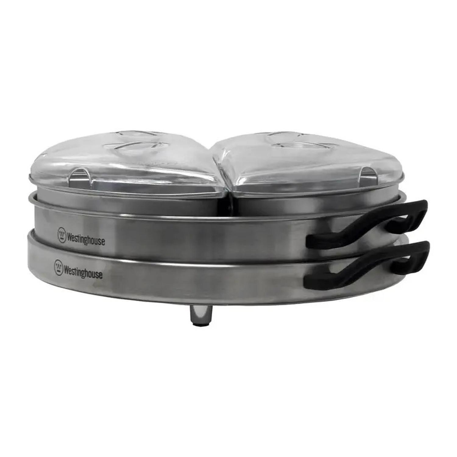 Bufetera Lazy Susan Westinghouse WKFW3000 Acero Inoxidable 36 cm 4 Charolas — imagen 2
