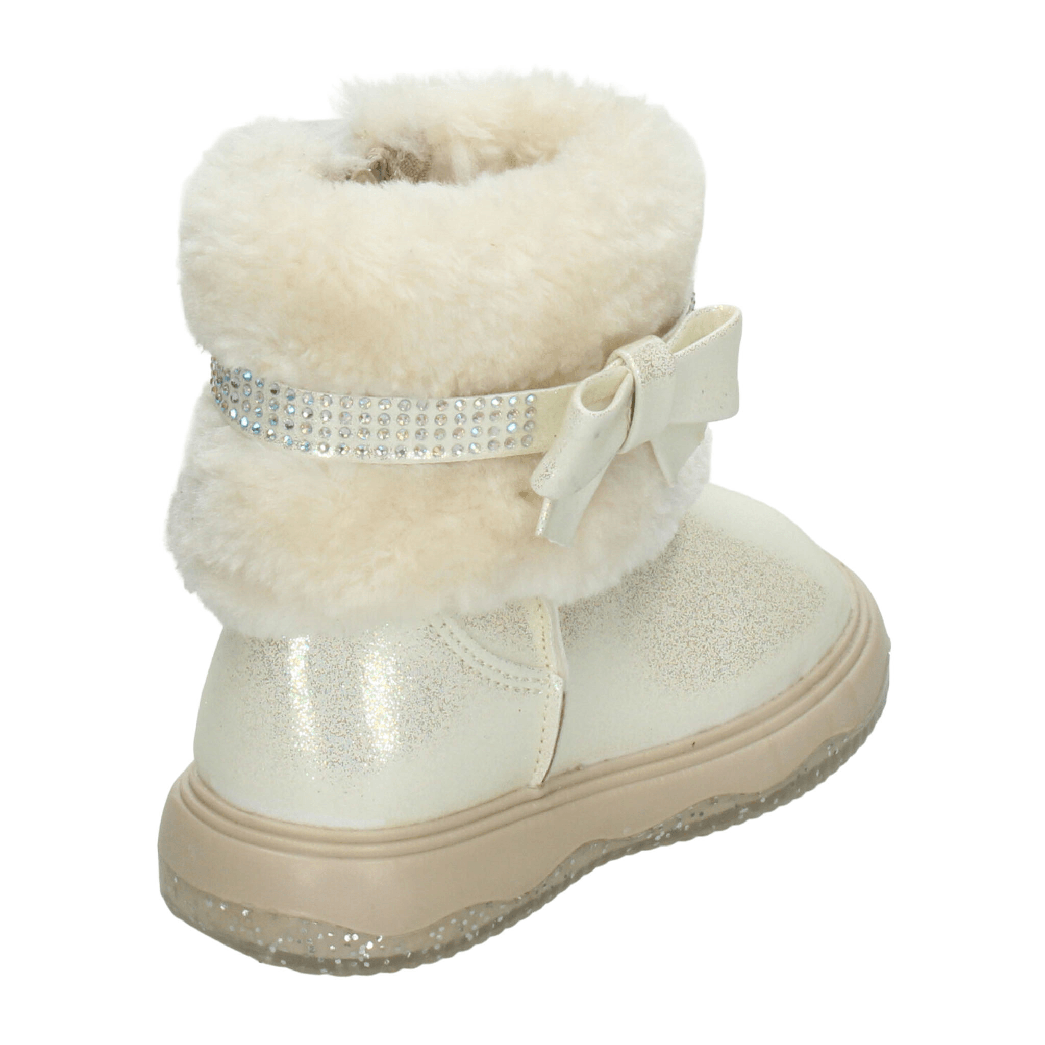Bota Paressi Niña Casual Peluche Crema Infantil T15-18 — imagen 12
