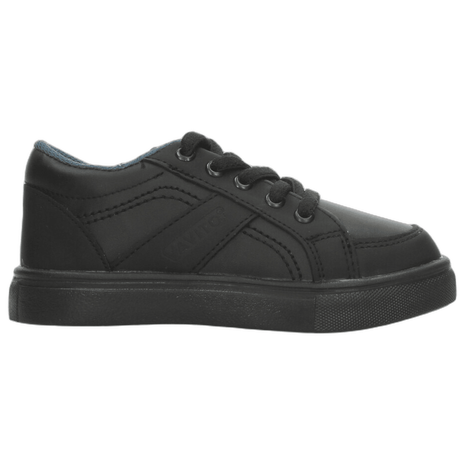 Zapato Vavito Niño Escolar Cintas Negro Infantil T18-22 — imagen 1