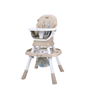 Silla Alta Infanti Abbie Beige Multifuncional Ajustable