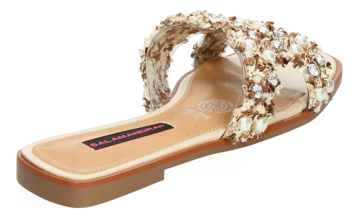 Sandalias Salamandra Dama Casual Beige Mujer — imagen 12