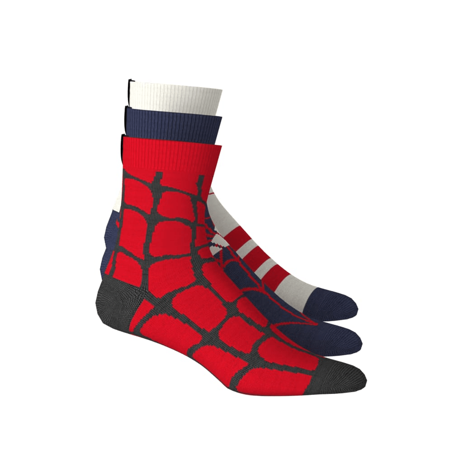 Calcetines Niño Adidas Spider-Man Multicolor 3 Pares Largos Infantil TM — imagen 7