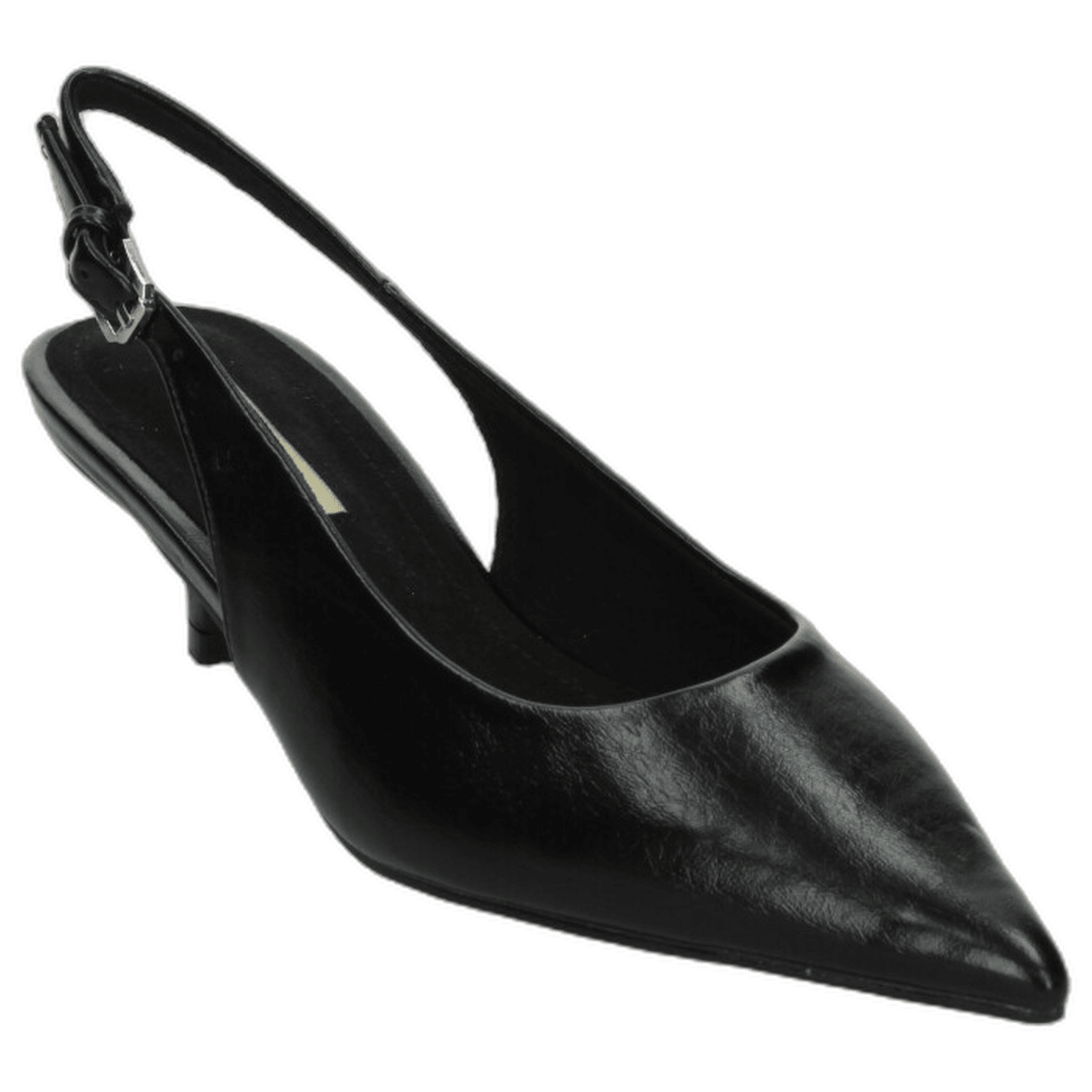 Zapatilla Corina Dama Punta Casual Formal Tacón Negro Mujer — imagen 4