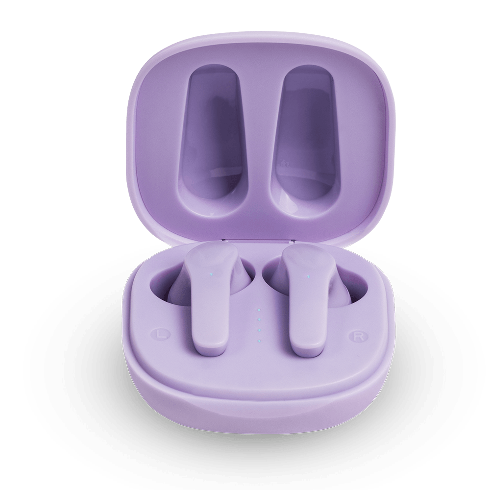 Audifonos Inalámbricos Tws Neo STF 15hrs Uso ANC Morado — imagen 3