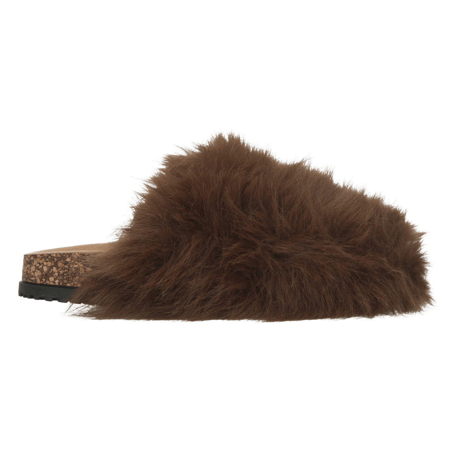 Zapato Berlin Dama Casual Peluche Slip On Cómodo Café Mujer — imagen 1