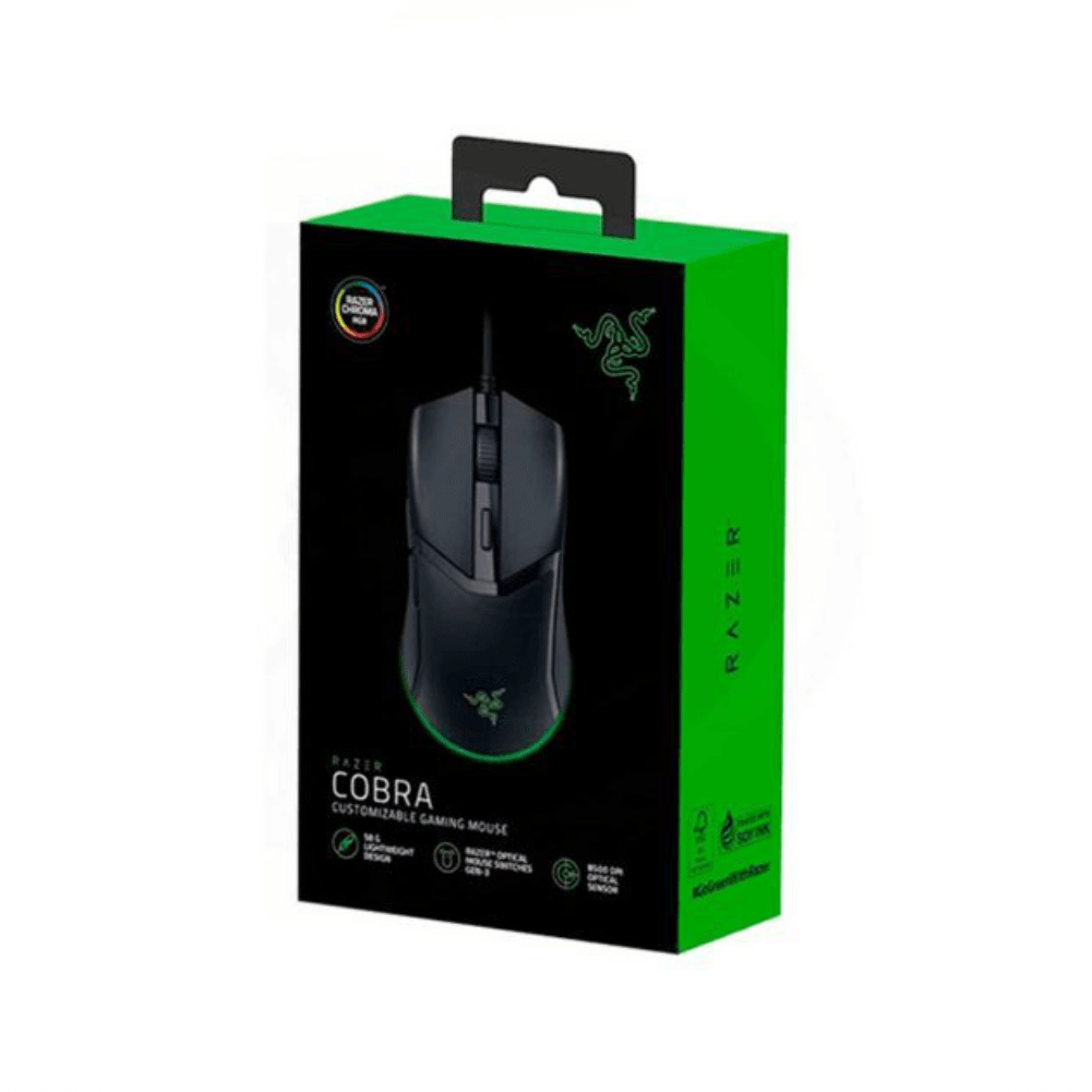 Mouse Gamer Alámbrico Razer Cobra - Negro — imagen 4