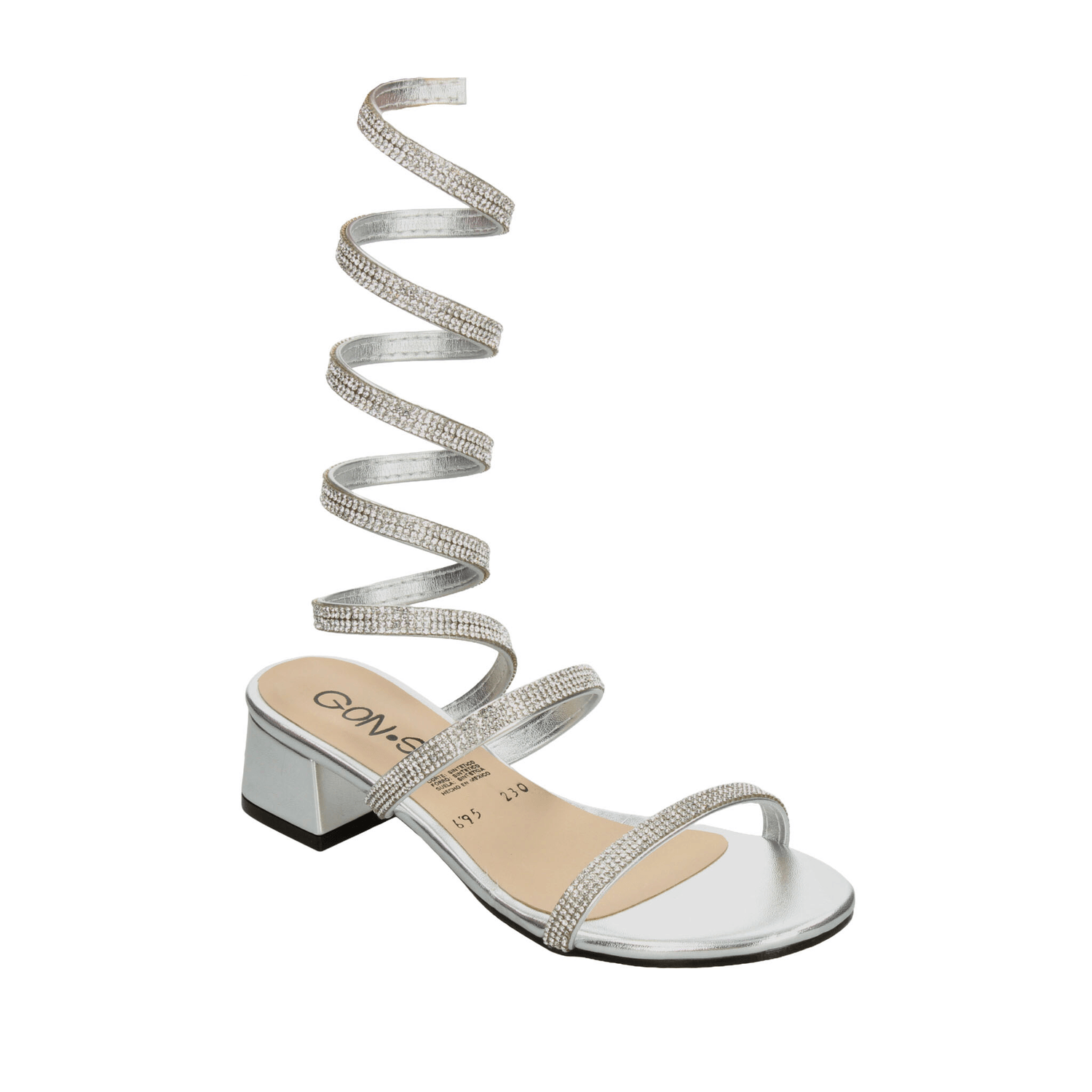 Zapatilla Gonsa Dama Fiesta Plateado Mujer — imagen 4