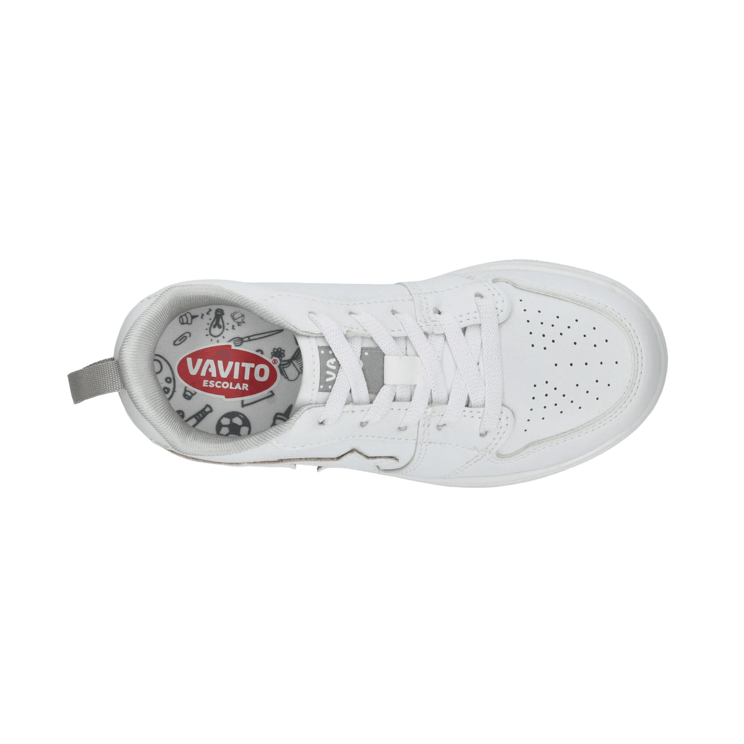 Tenis Vavito Niña Escolar Blanco Infantil T18-22 — imagen 8