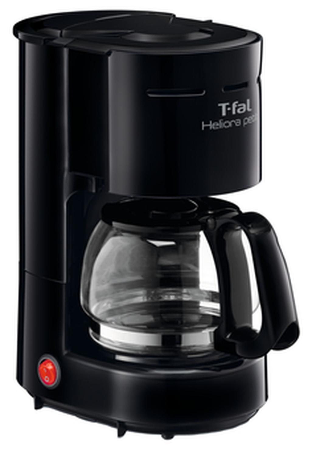 CAFETERA DE GOTEO T-FAL CM3218MX HELIORA PETIT 4 TAZAS NEGRO — imagen 1