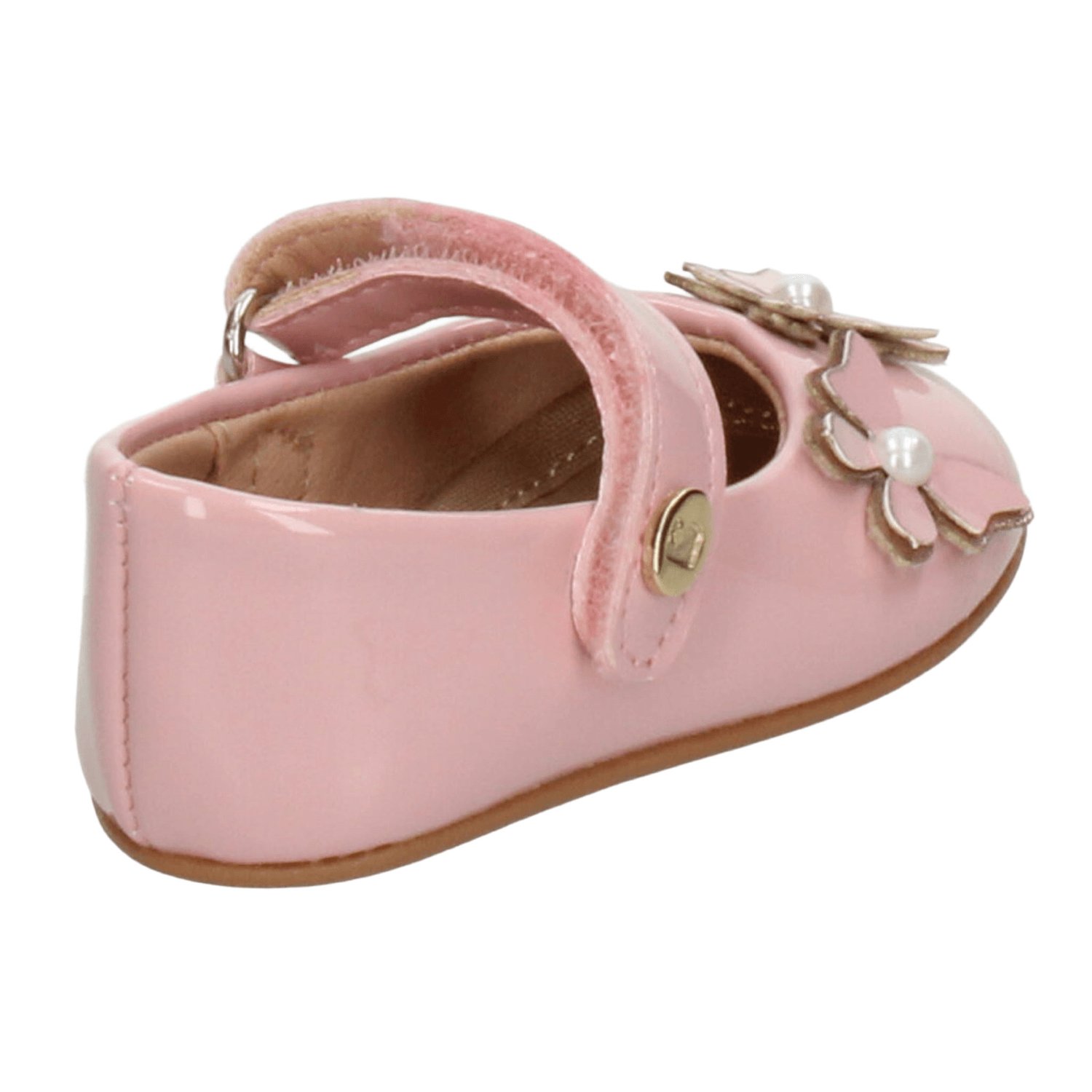 Flat Coqueta Niña Casual Cinta Adhesiva Rosa Infantil T10-12 — imagen 3