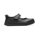 Zapato Flexi Niña Escolar Cinta Adhesiva Cómodo Negro Infantil T17-22