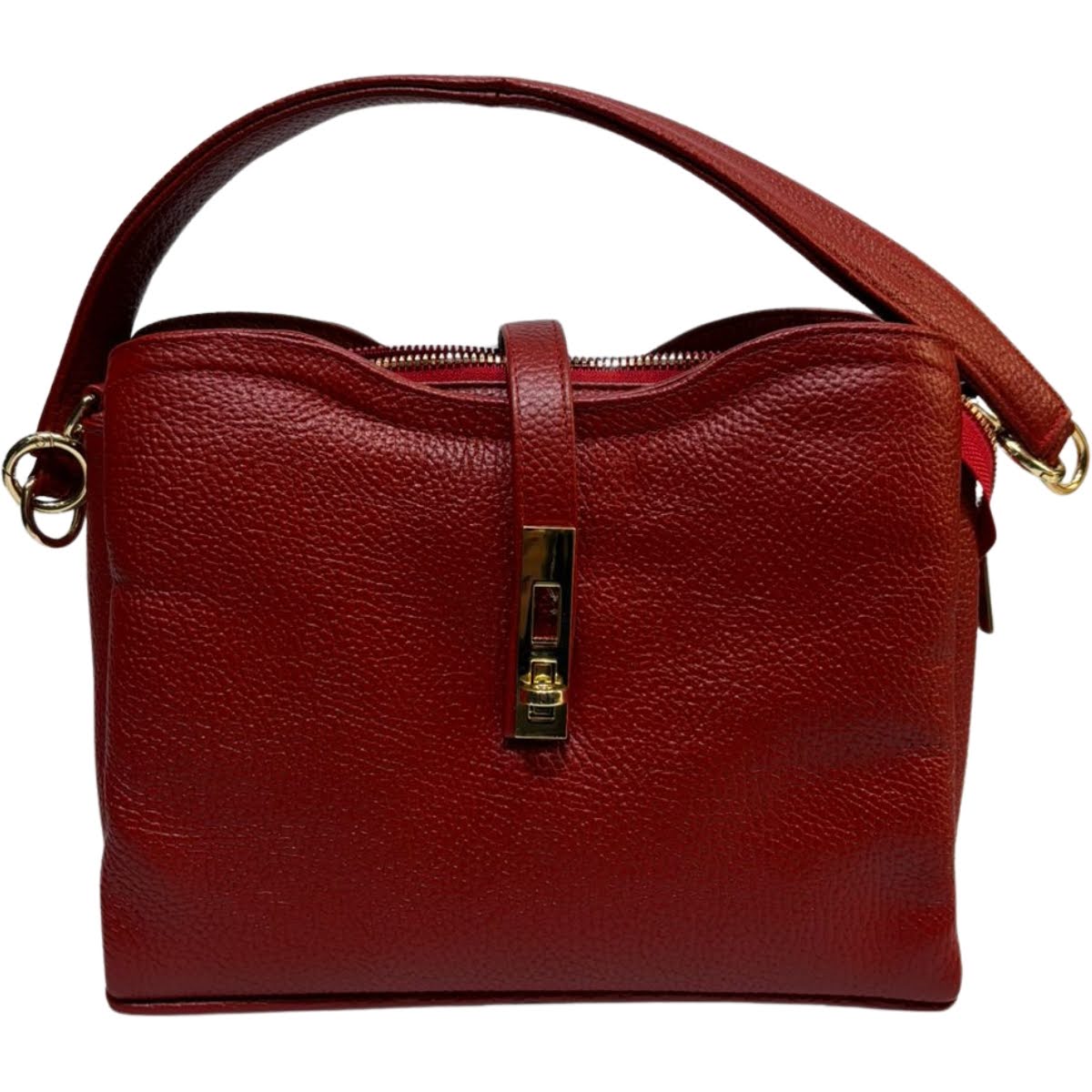 Bolso De Mano Clutch Para Mujer De Piel Legitima Original Samantha — imagen 12