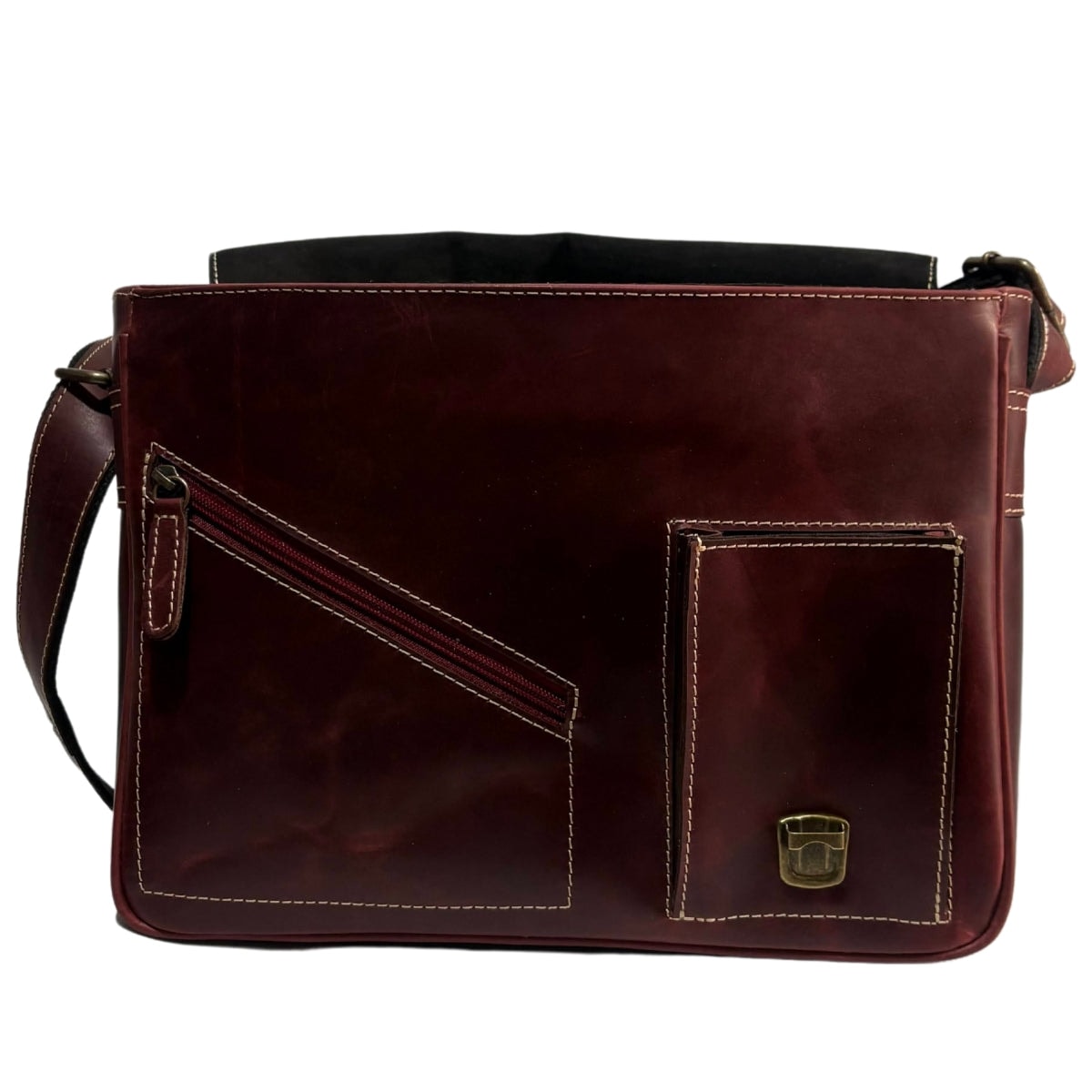 Portafolio Maletín 100% Piel Legitima Ejecutivo Elegante Unisex Vati — imagen 6