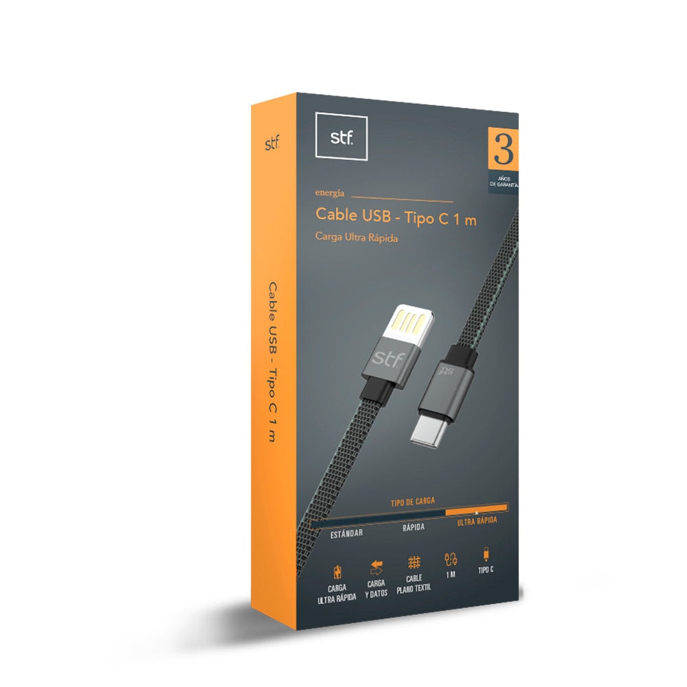 Cable USB a Tipo C 1 Metro Carga Ultra Rápida 3A — imagen 5