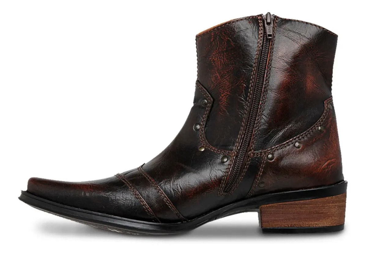 Botin Vaquero Hombre Urban Cowboy Café 40702 — imagen 11