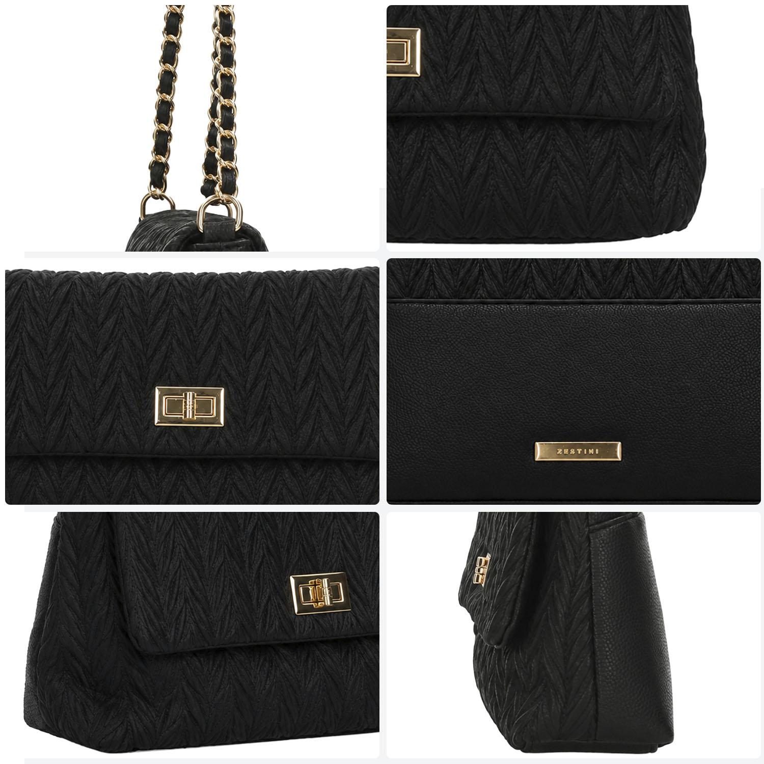 Bolsa Dama Felianna Negro Casual Mujer — imagen 6