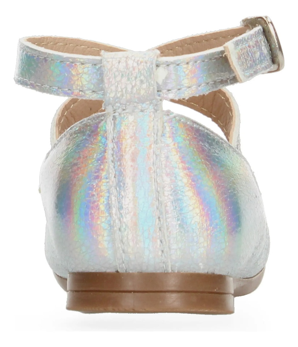 Flats Jakuna Niña Casual Plateado Tornasol Infantil T18-24 — imagen 13