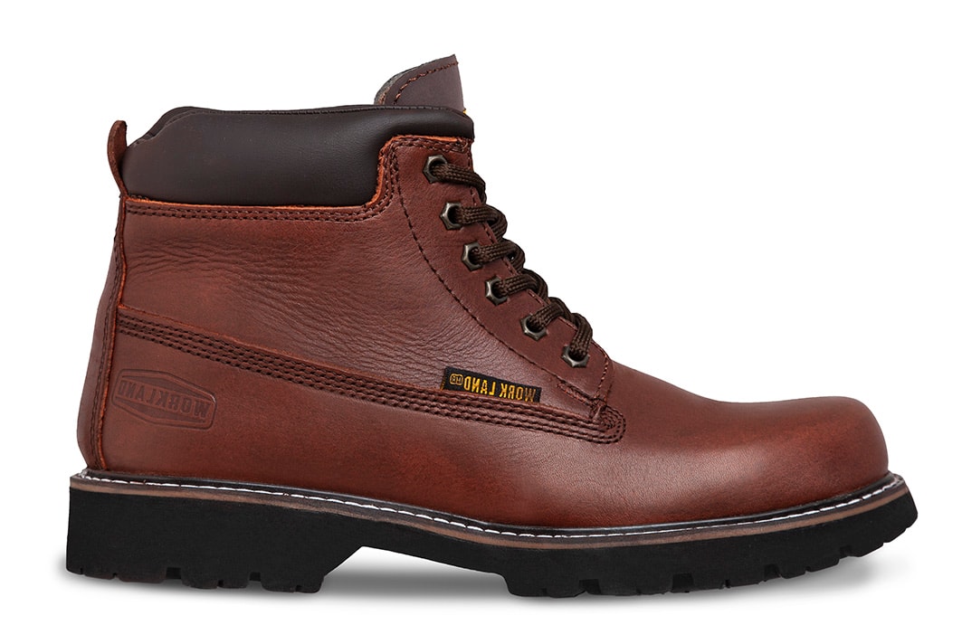 Bota industrial Hombre Casquillo Trabajo WORKLAND 71892 Café — imagen 7