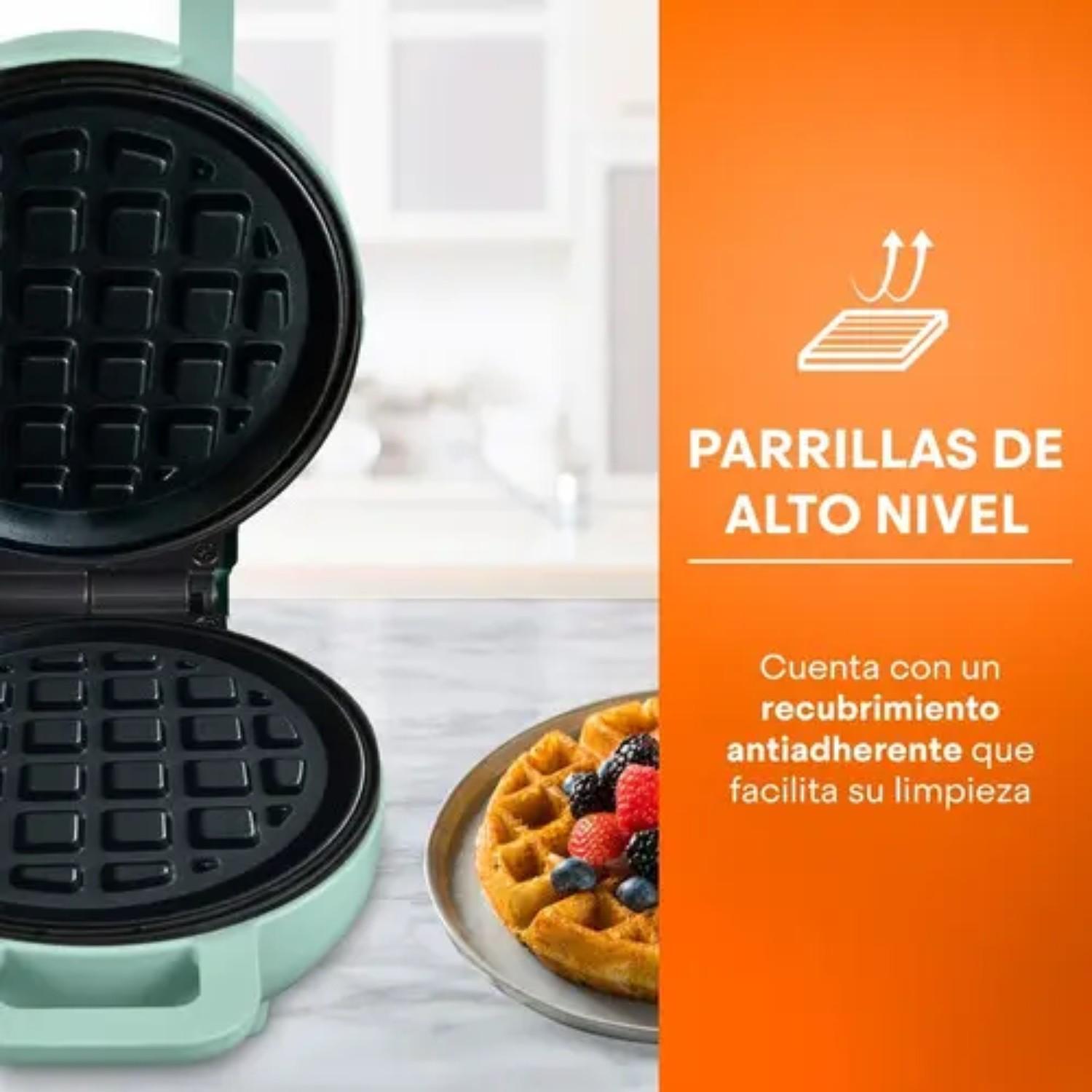 Waflera Huken HU-WM-1M 750 W Antiadherente 12.5 cm — imagen 4