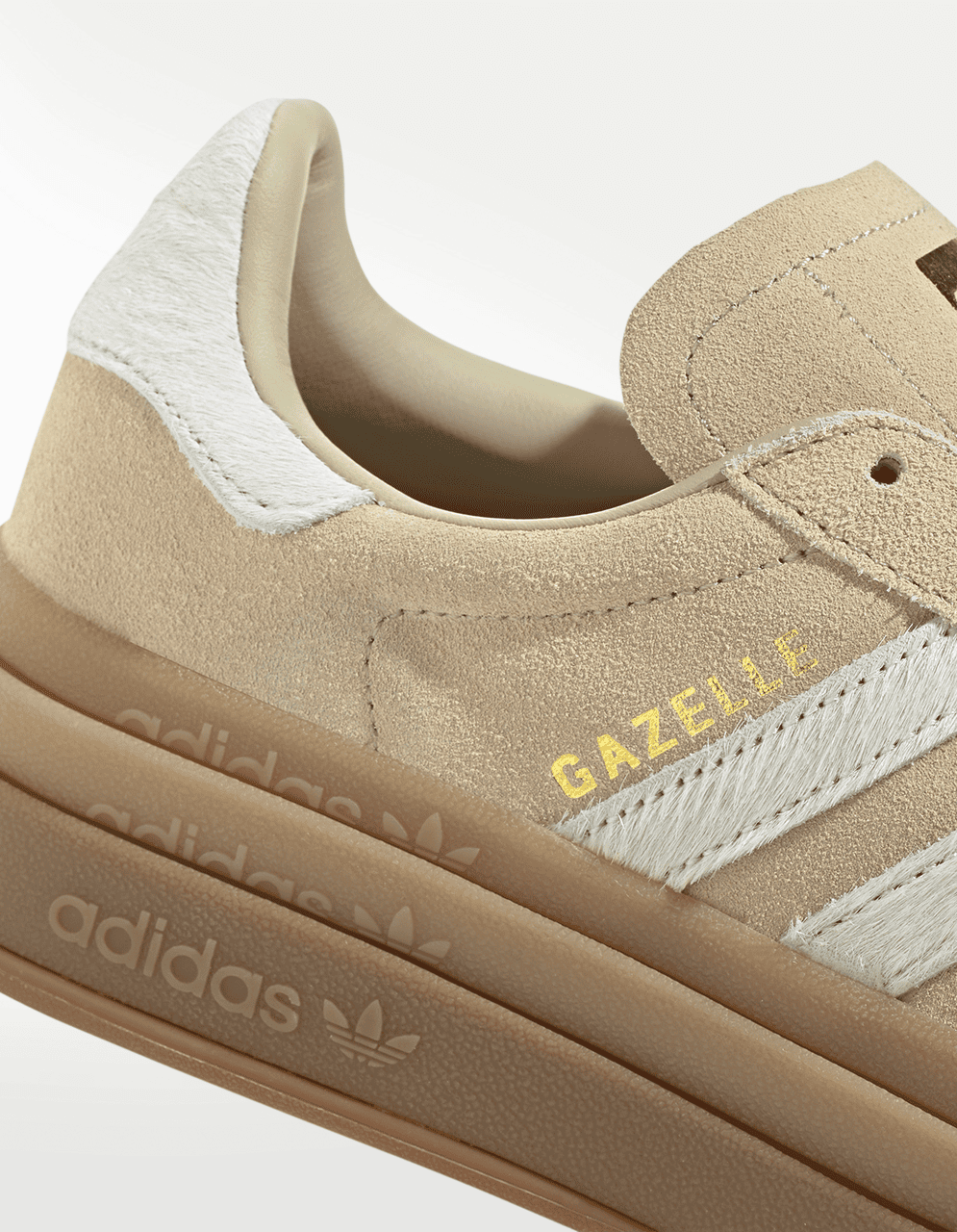 Tenis Adidas Gazelle Bold Beige - Mujer — imagen 4