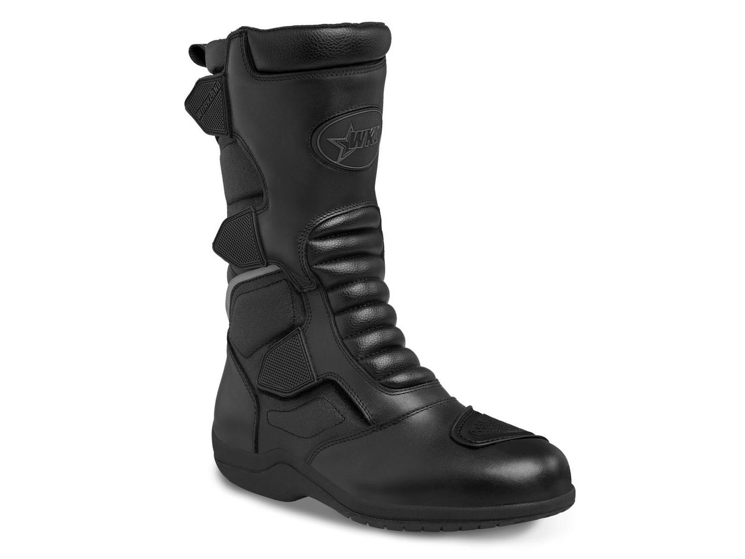 Bota mujer biker moto botin Sport dama WORKLAND 80009 Negro — imagen 1
