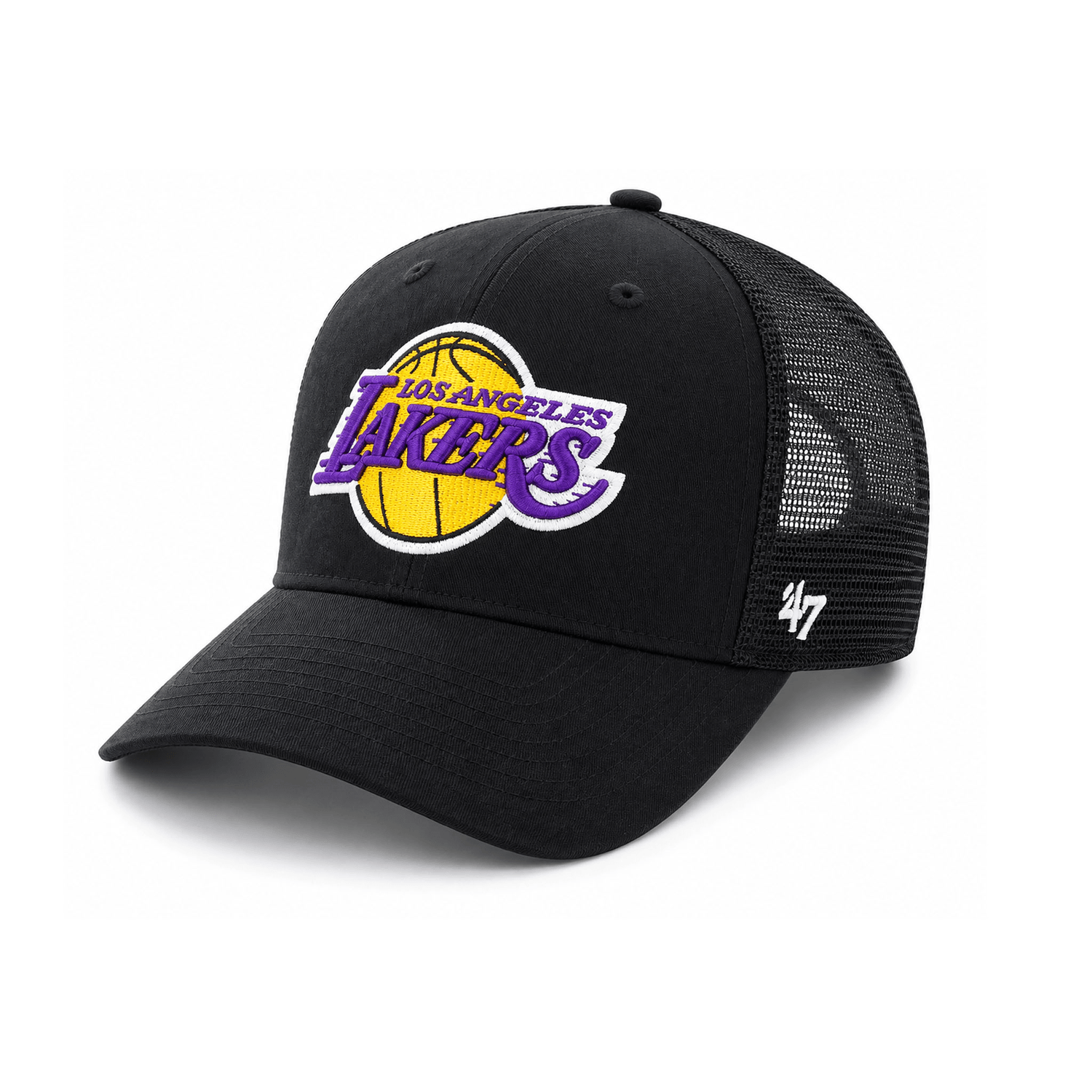 Gorra 47 Brand Los Angeles Lakers Negro Basquetbol Unisex — imagen 2