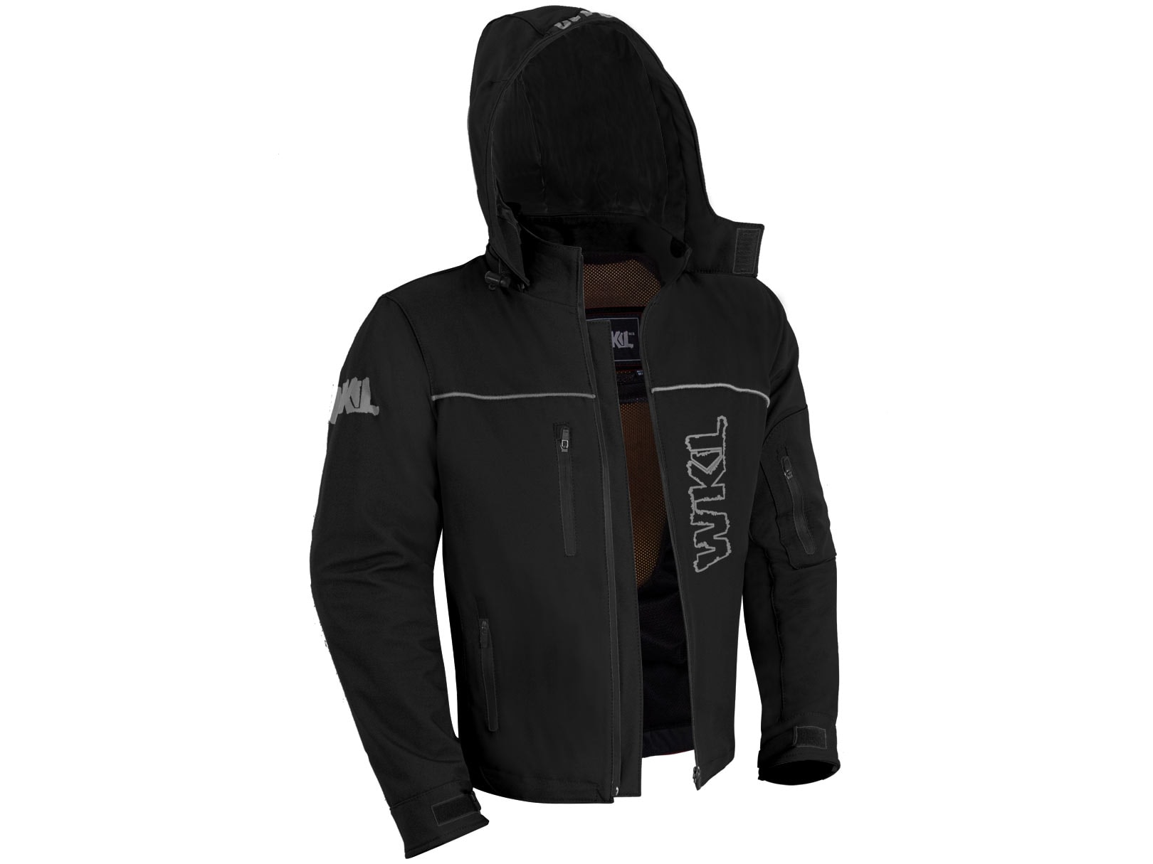 Chamarra Moto Hombre Impermeable Biker Protecciones Wkl 42N — imagen 11