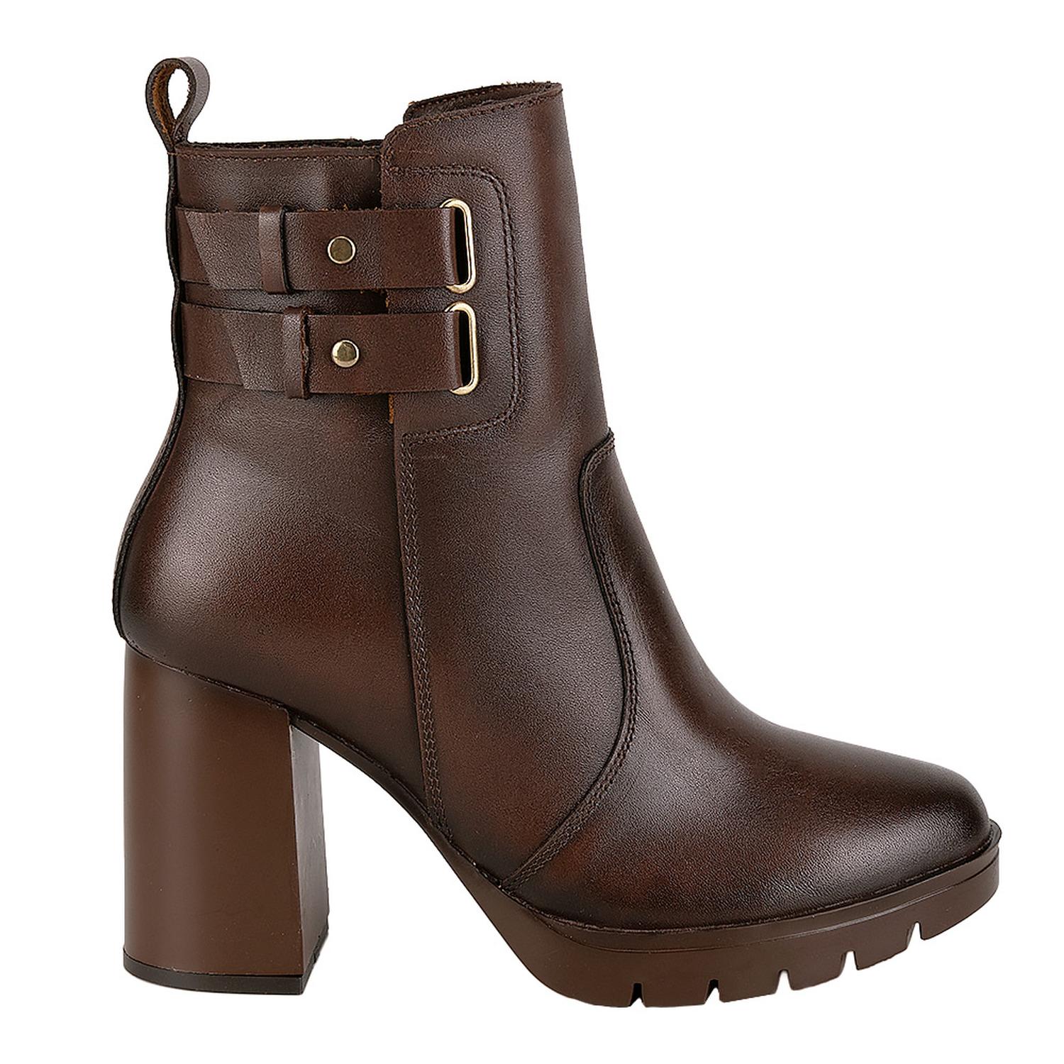 Botas Vivis Shoes de Piel para Mujer Café — imagen 1
