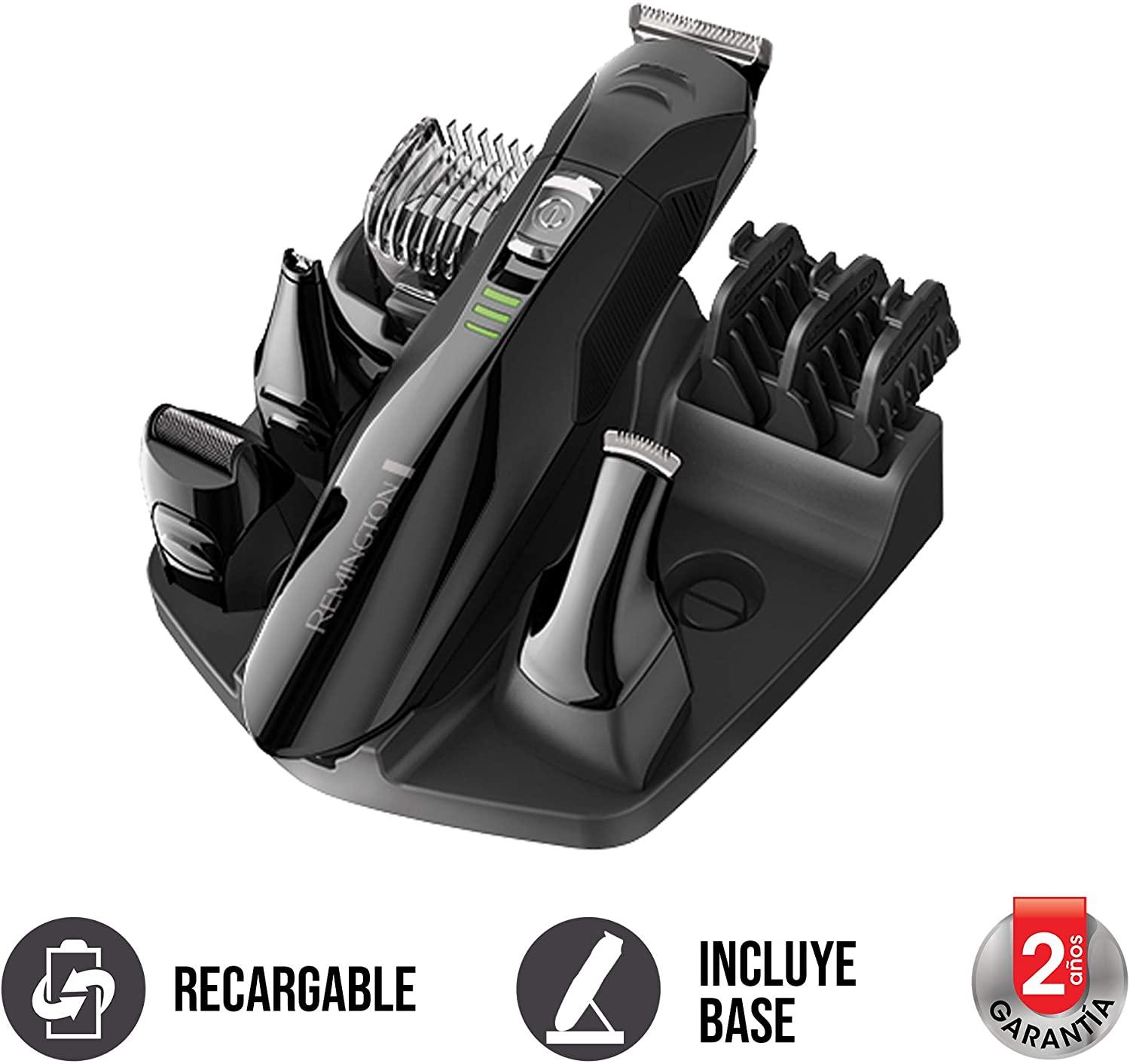 Kit Peluquería Remington Máquina Recortadora Cabello Barba — imagen 2