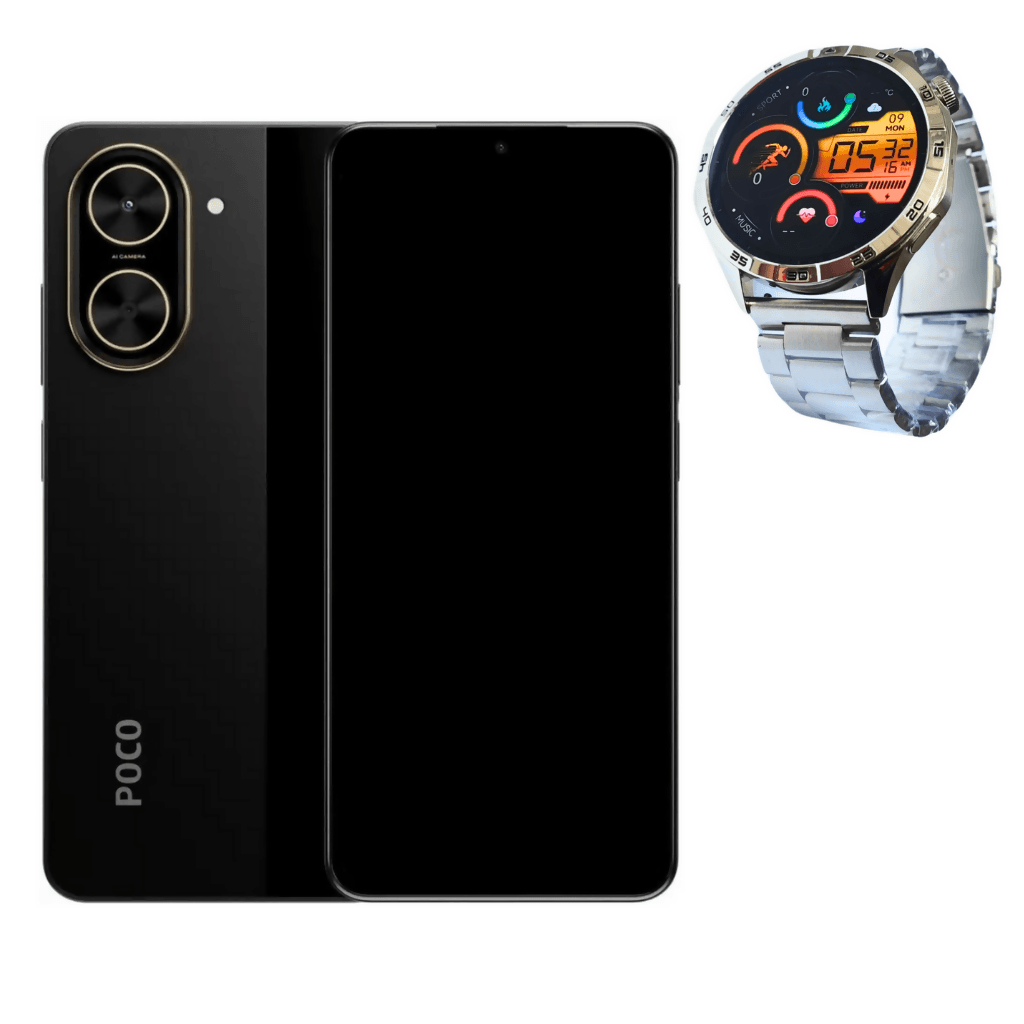 Xiaomi Poco C71 128gb Rom/4gb Ram + G-tide Power Smartwatch — imagen 2