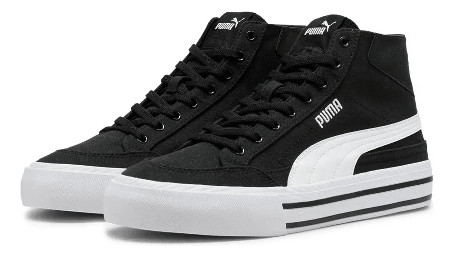 Tenis Puma Caballero Casual Court Classic Vulc Mid 1140071 — imagen 8