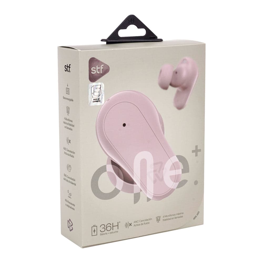 Audífonos Inalámbricos Tws One Plus STF 36hrs Uso ANC/ENC 4 Microfonos Proteccion IPX4 Rosa — imagen 13