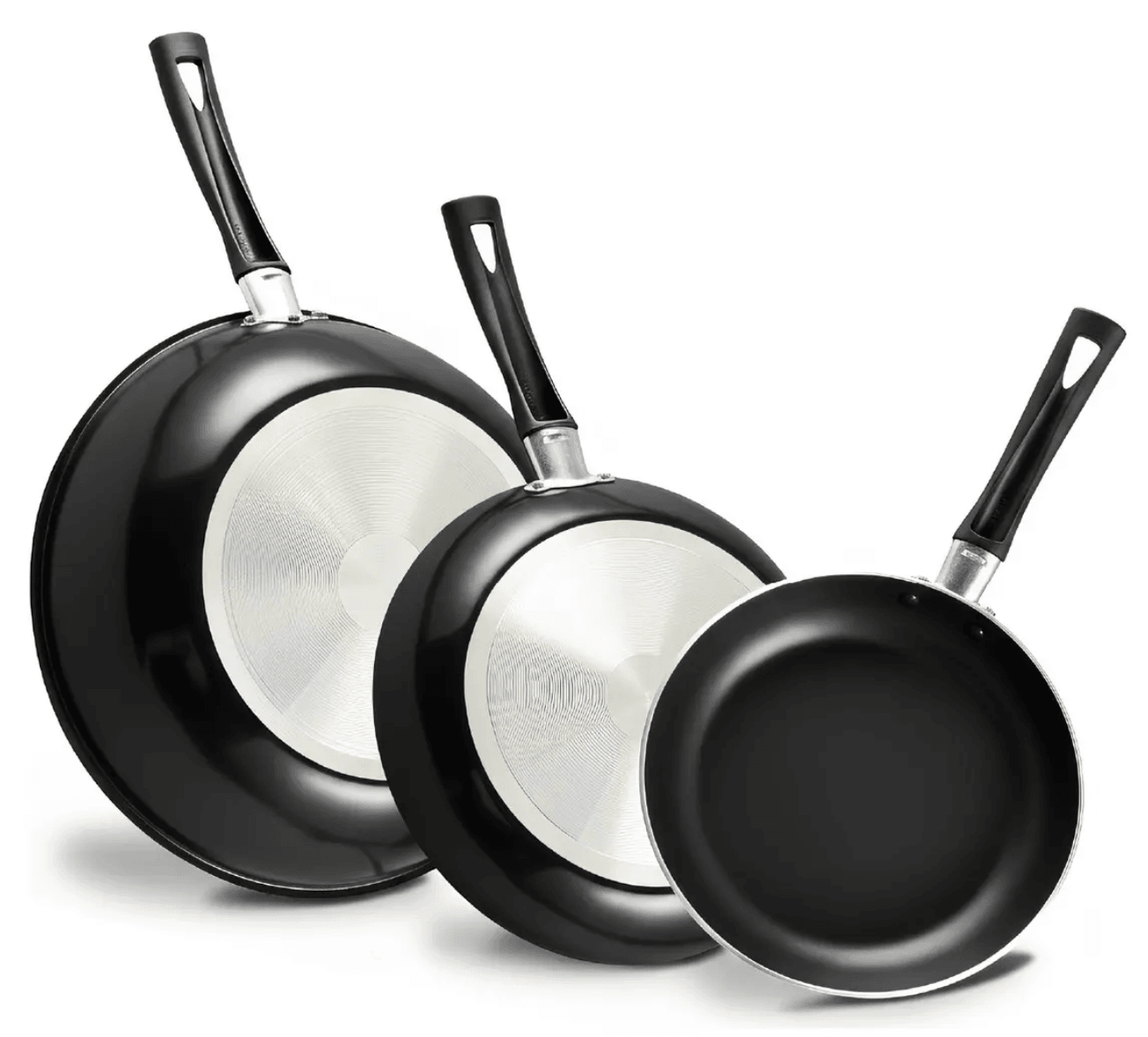 Set de 3 Sartenes Antiadherentes Mango Ergonómico — imagen 1