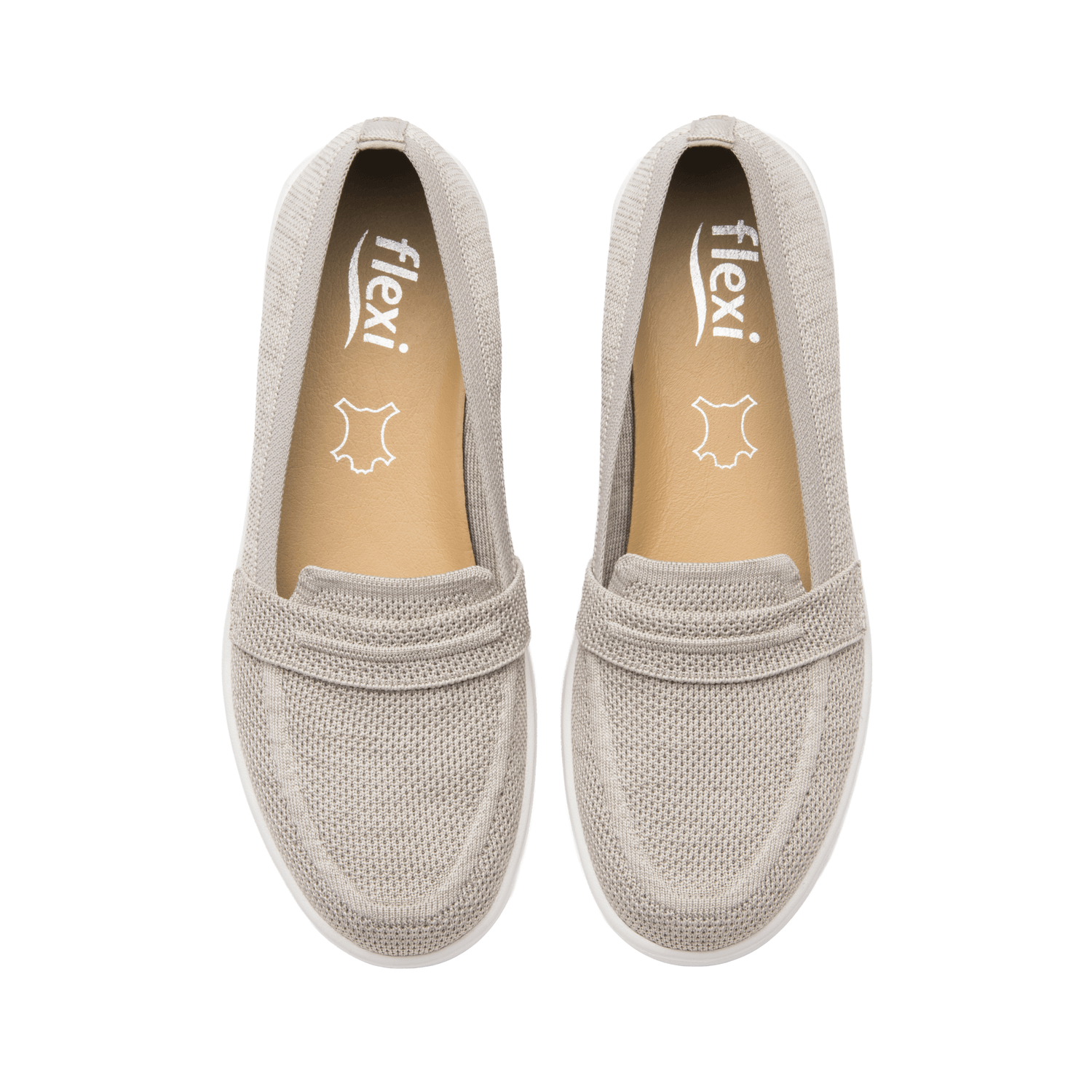 Zapato Flexi Grecya Dama Beige Confort Casual Slip On Mujer — imagen 9