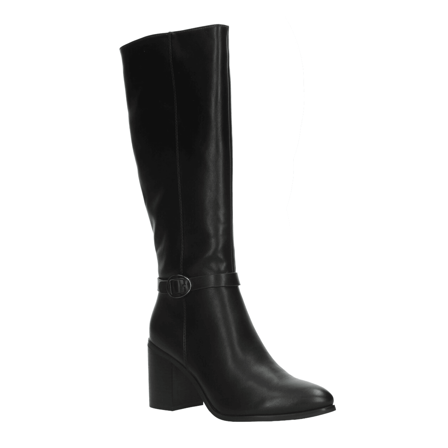Bota Berlin Dama Negro Casual Larga Tacón Elegantes Mujer — imagen 3