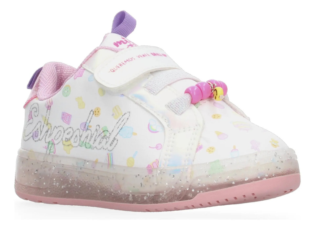 Tenis Mis Pastelitos Niña Casual Blanco Infantil T15-25 — imagen 13