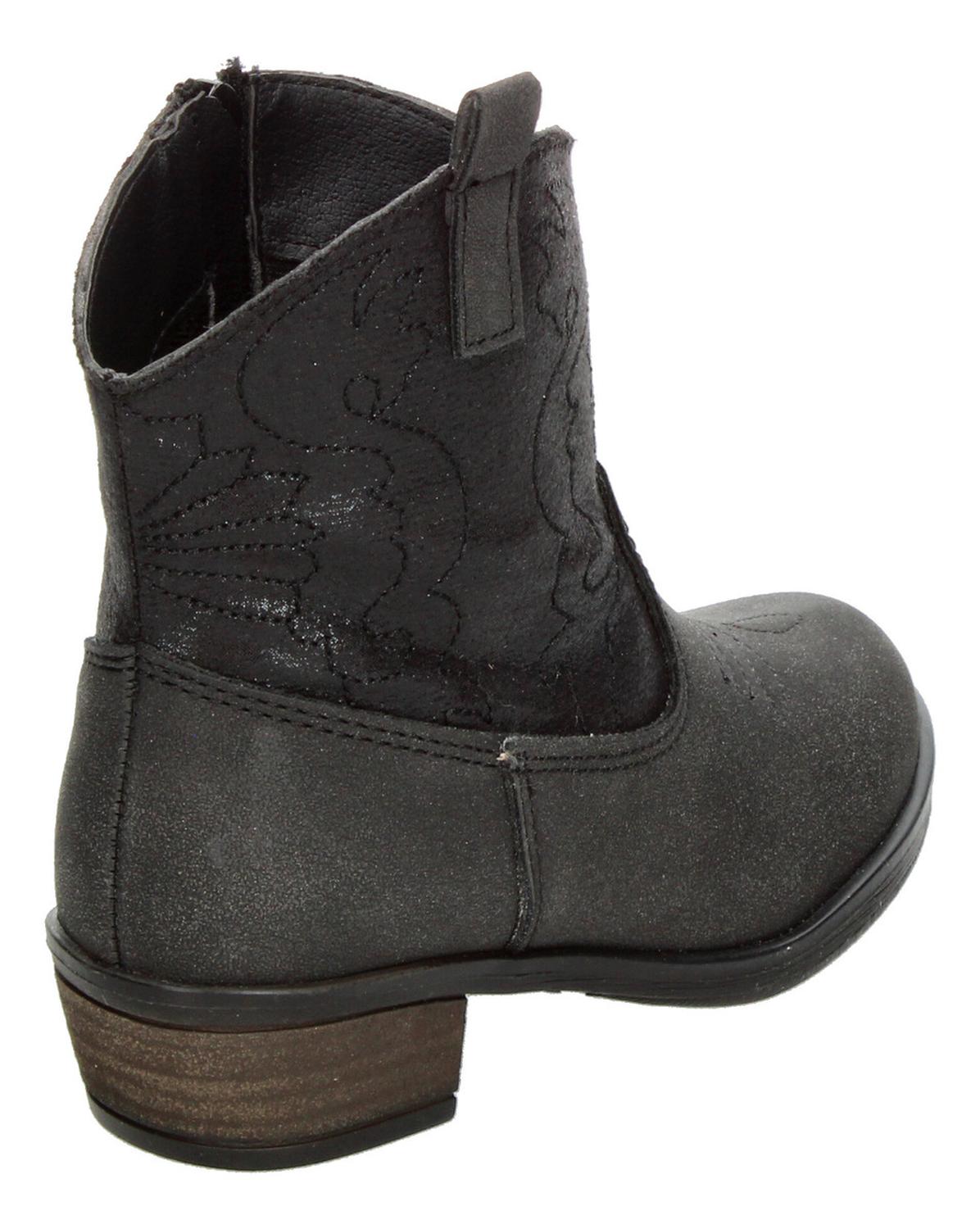 Bota Niña Jakuna Negro Vaquera Casual Infantil T18- 22 — imagen 4