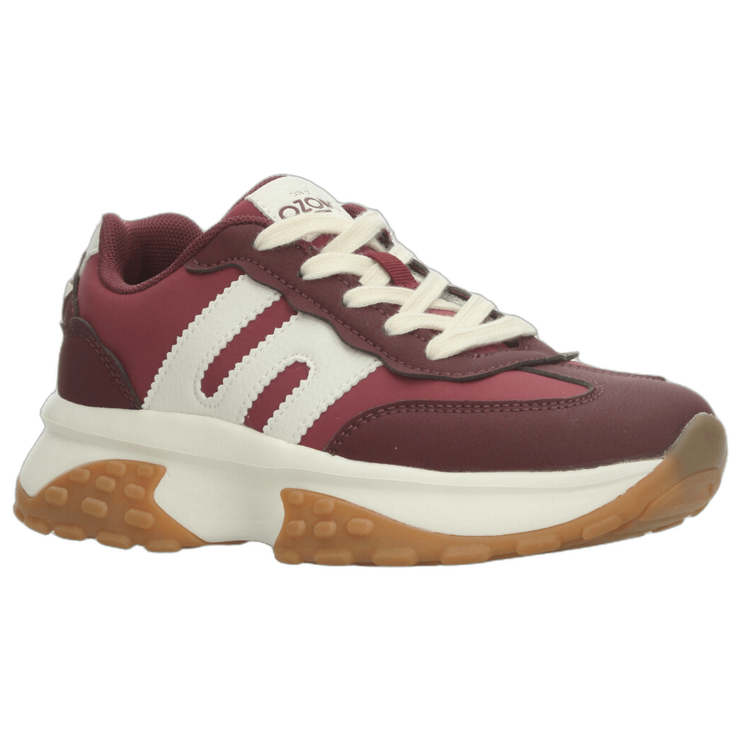 Tenis Ozono Dama Casual Plataforma Rojo Mujer — imagen 2