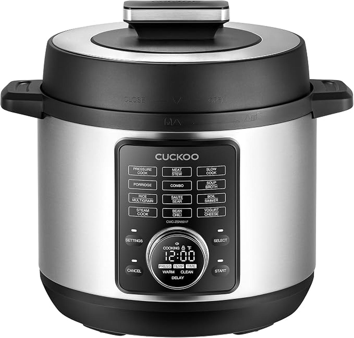 Olla Cuckoo 8 en 1 CMC-ZSN601F 6 Cuartos Acero Inoxidable — imagen 1