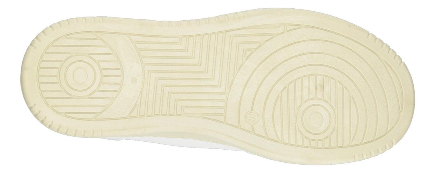 Tenis Berlín Dama Cintas Plataforma Casual Blanco Mujer — imagen 9