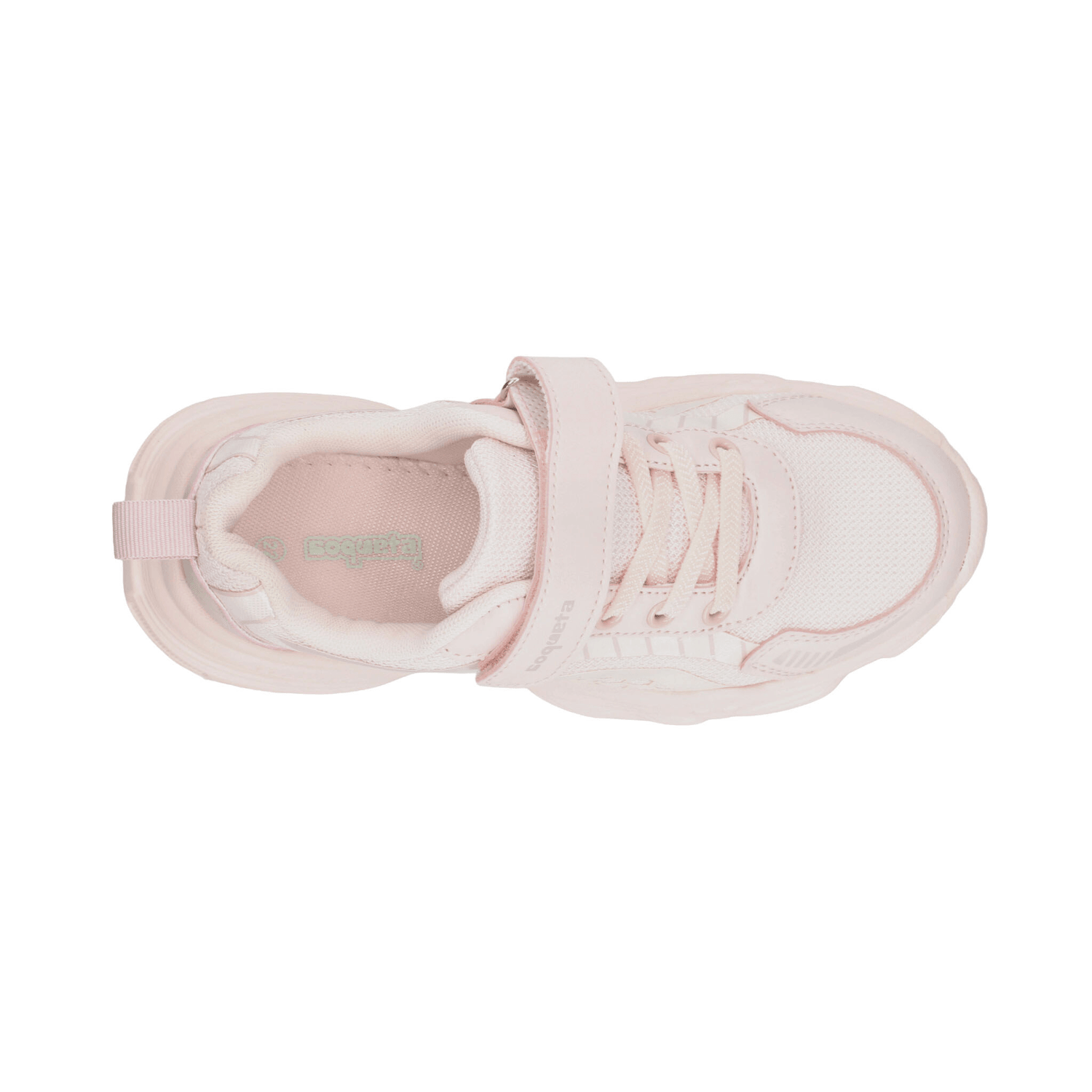 Tenis Coqueta Niña Casual Cómodo Plataforma Rosa Infantil T18-26 — imagen 8